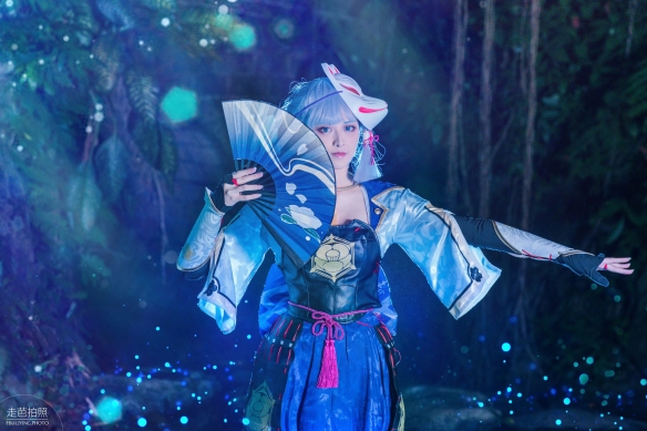 《原神》“神里绫华”美女COS图赏：肤白貌美的白鹭公主