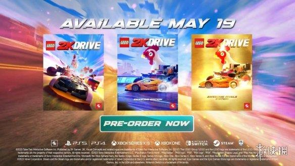 还能飞上天!《乐高2K赛车》首支宣传片公开 5月发售