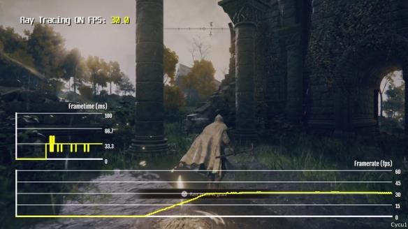 PS5《老头环》新补丁帧率测试 光追模式仅30帧左右