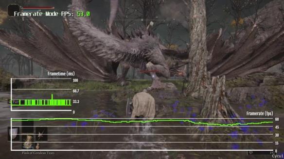 PS5《老头环》新补丁帧率测试 光追模式仅30帧左右