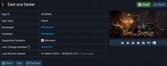韩国游戏《Dark and Darker》：因抄袭被Steam下架！