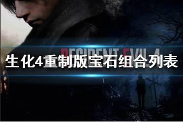 《生化危机4重制版》宝石组合列表  宝石怎么利益最大化？