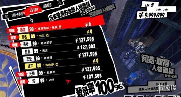 《女神异闻录5：皇家版》二周目开局满图鉴存档[SteamXgp通用]