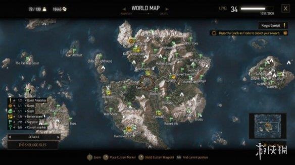 《巫师3次世代版》标出所有传送点MOD