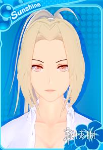 《恋活Sunshine》火影马尾发型纲手MOD