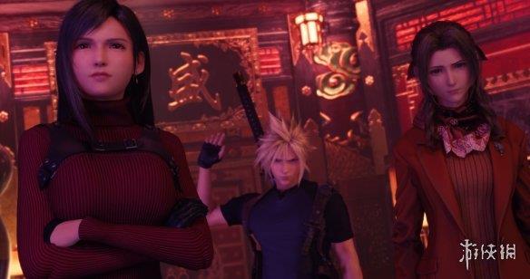 《最终幻想7：重制版》克劳德cos生化危机2里昂MOD