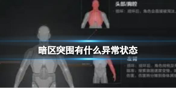 《暗区突围》有什么异常状态 异常状态大全解析
