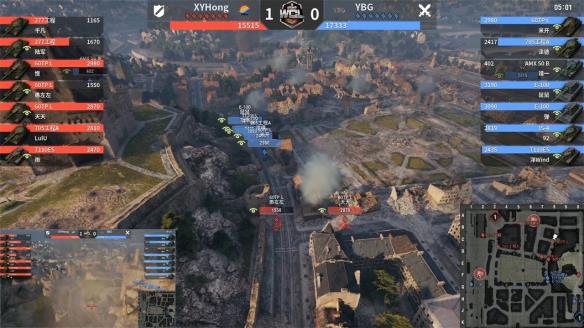坦克世界丨YBG 5-3 XYHong 夺得WCL春季赛冠军