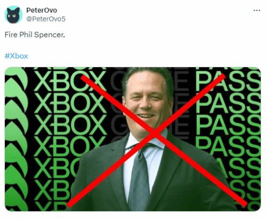 Xbox关闭工作室气坏铁粉推主：赶紧解雇菲尔·斯宾塞