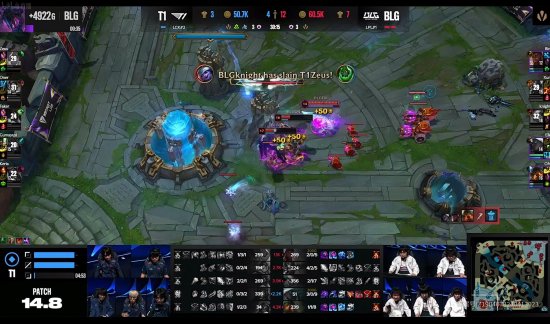 强强对抗 斩获胜利!BLG战胜T1挺进MSI胜者组决赛!