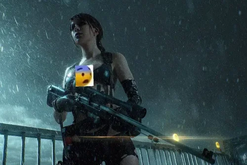 《合金装备5》静静COS：与Snake难解难分