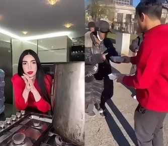 性感的南美“女菩萨”，带着千万网友去给贫民窟送饭