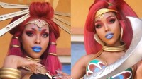COSPLAY图赏：美国黑人小姐姐COS塞尔达女性角色 身材健美神还原