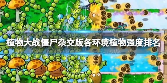 《植物大战僵尸杂交版》各环境植物强度排名
