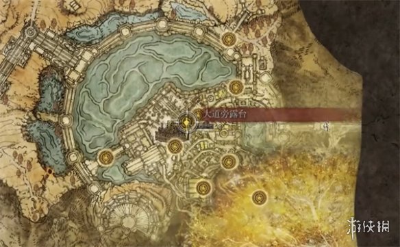 《艾尔登法环》王城升降机位置