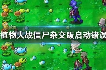 《植物大战僵尸杂交版》启动错误怎么办？