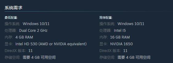 《失落城堡2》配置要求推荐
