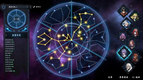 《神器行者重生》薇娜的星辰之环加点分享