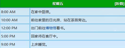 《星露谷物语》卡洛琳行程图一览