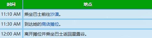 《星露谷物语》海莉行程图一览
