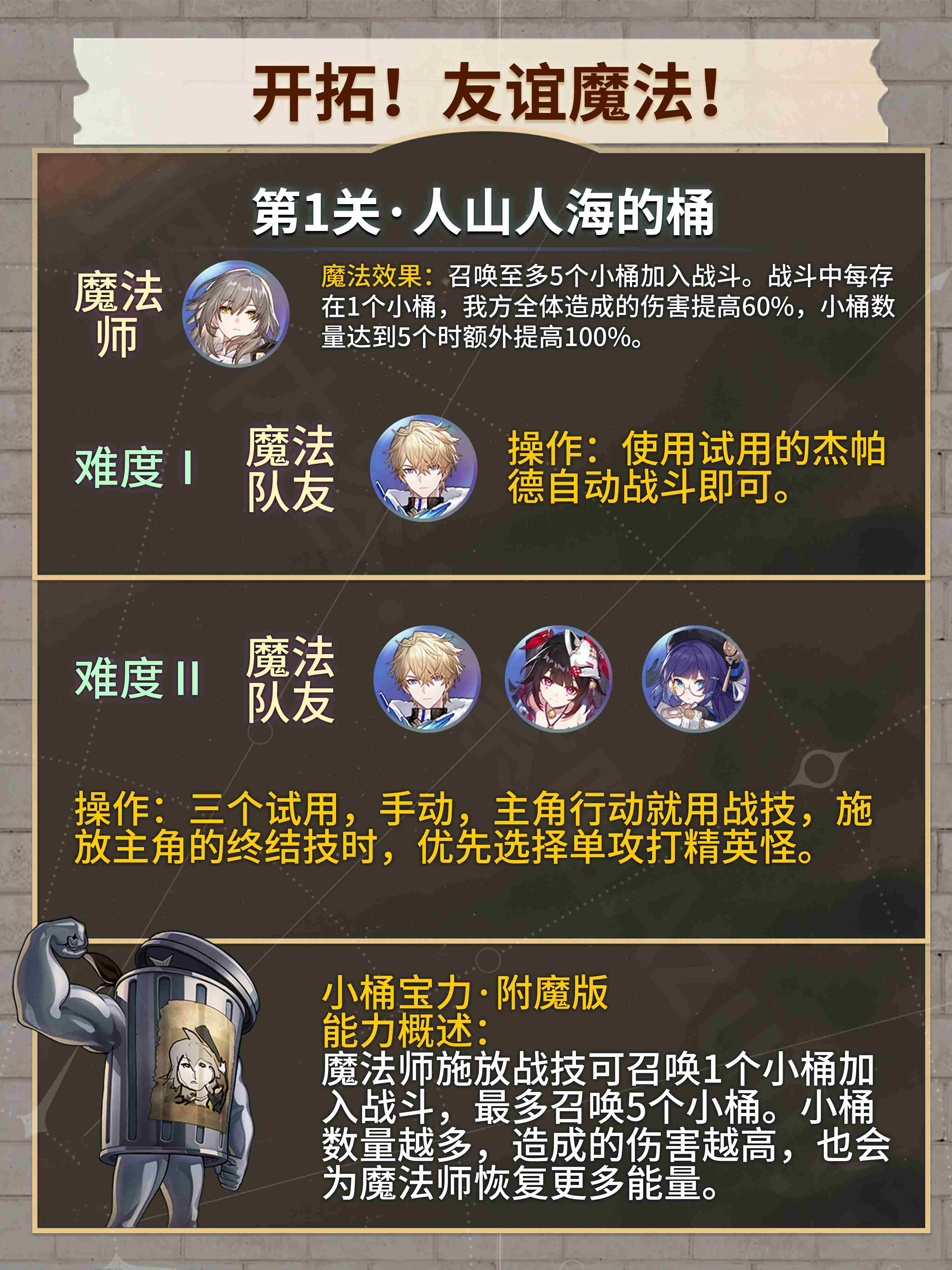 崩坏星穹铁道开拓，友谊魔法！第一关怎么玩
